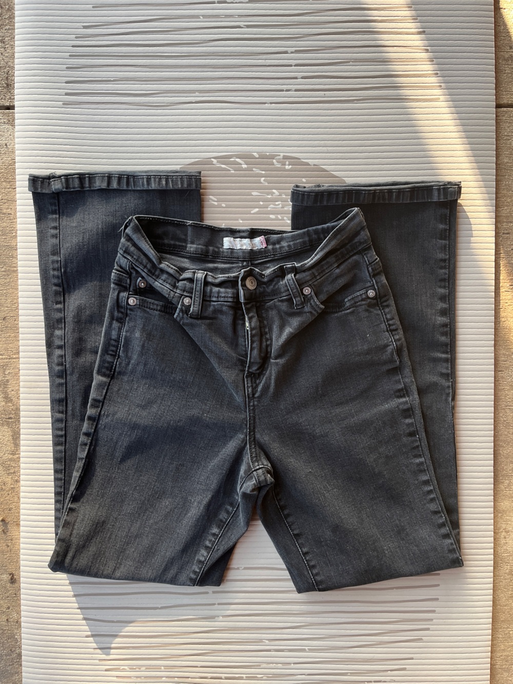 Levi's 512 Black Bootcut Jeans